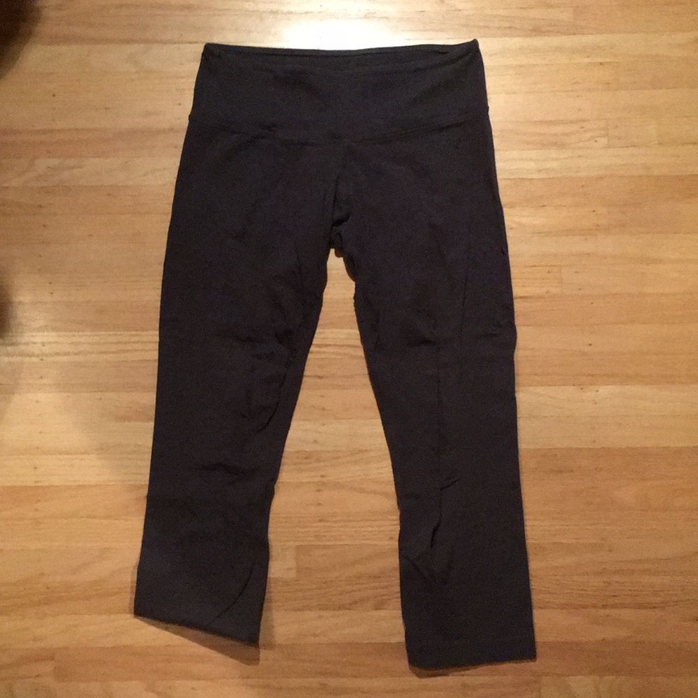 Dark Grey Lululemon Capri Leggings